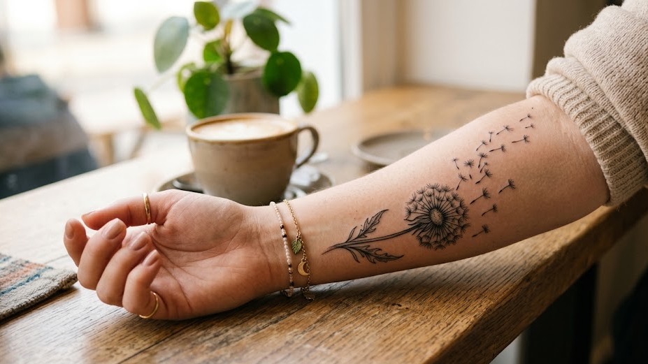 Tatuaż dmuchawiec znaczenie ma różne.